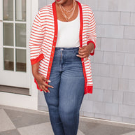 Have You Heard Cardigan in Red-Womens-Ave Shops-[option4]-[option5]-[option6]-[option7]-[option8]-Shop-Boutique-Clothing-for-Women-Online