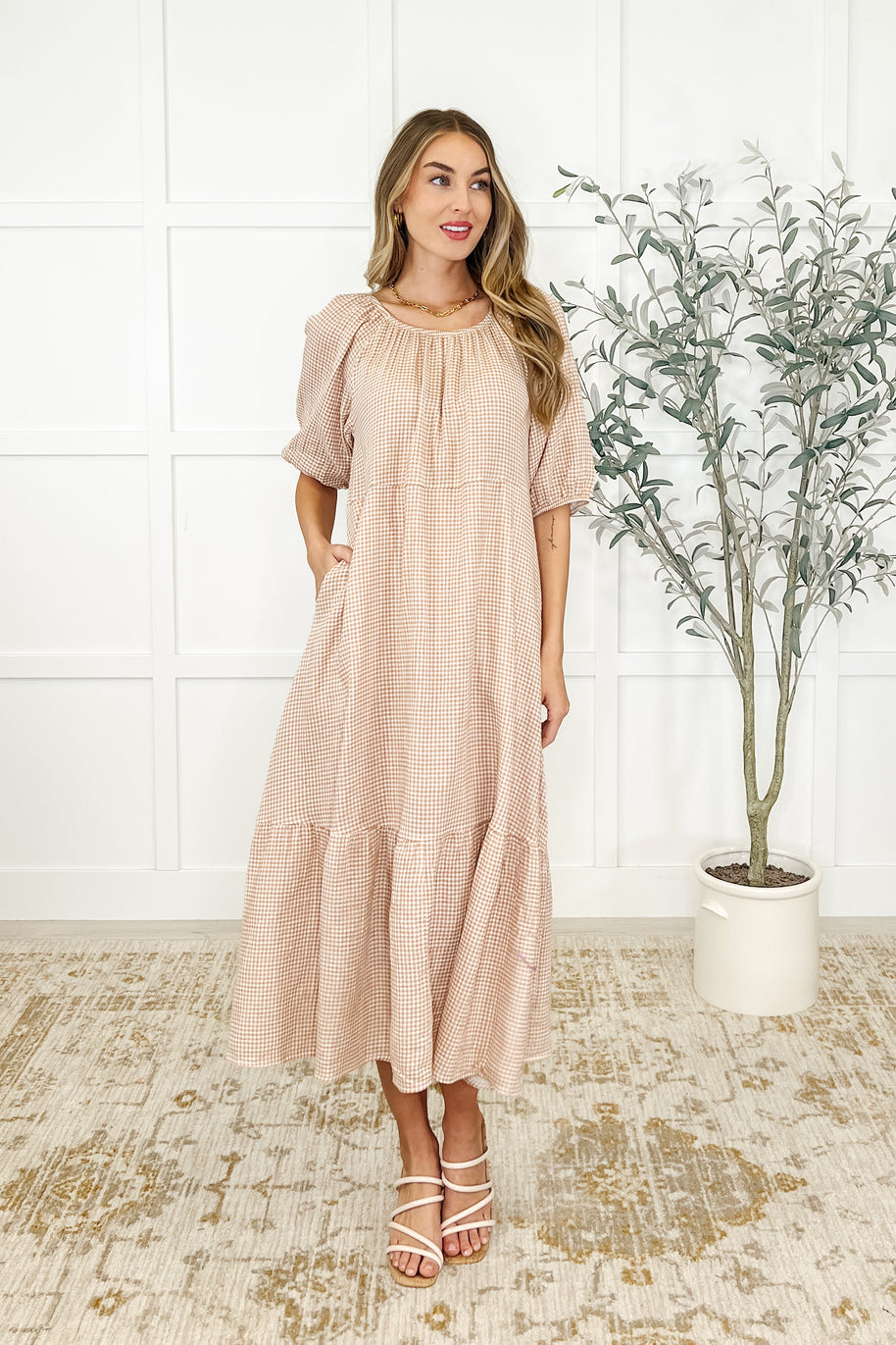 Hazel Dress in Toffee-Womens-Ave Shops-[option4]-[option5]-[option6]-[option7]-[option8]-Shop-Boutique-Clothing-for-Women-Online