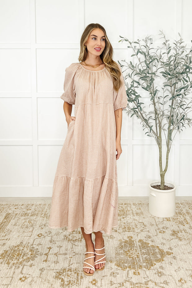 Hazel Dress in Toffee-Womens-Ave Shops-[option4]-[option5]-[option6]-[option7]-[option8]-Shop-Boutique-Clothing-for-Women-Online