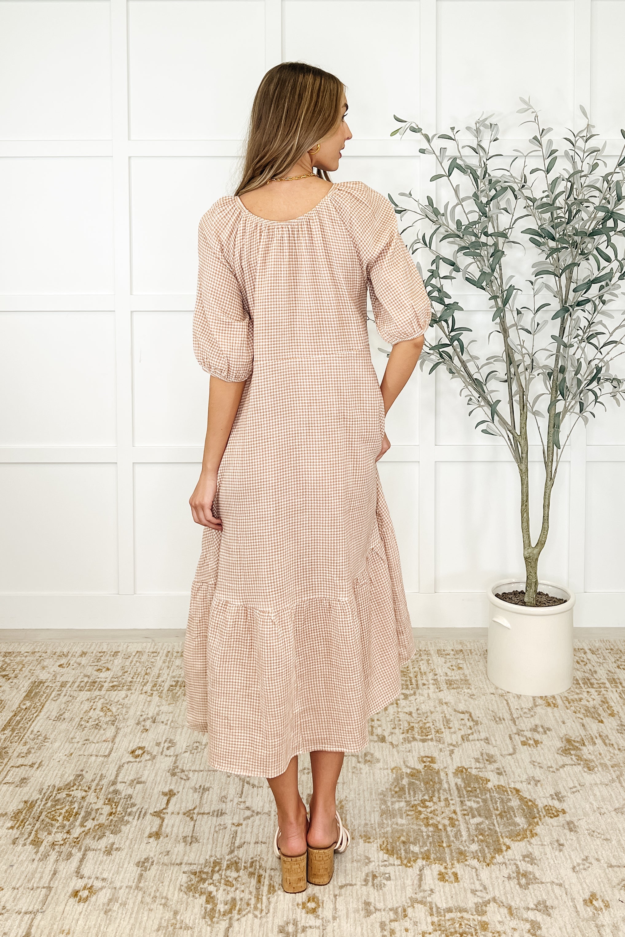 Hazel Dress in Toffee-Womens-Ave Shops-[option4]-[option5]-[option6]-[option7]-[option8]-Shop-Boutique-Clothing-for-Women-Online