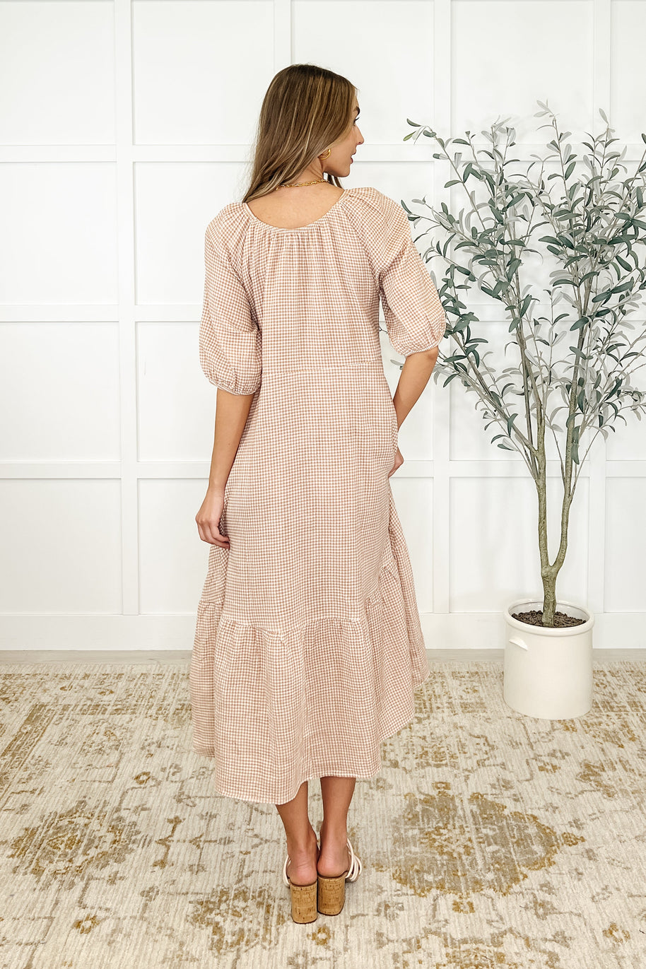 Hazel Dress in Toffee-Womens-Ave Shops-[option4]-[option5]-[option6]-[option7]-[option8]-Shop-Boutique-Clothing-for-Women-Online