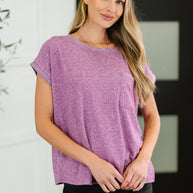 Zenana Heathered Harmony Basic Tee in Light Plum-Womens-Ave Shops-[option4]-[option5]-[option6]-[option7]-[option8]-Shop-Boutique-Clothing-for-Women-Online