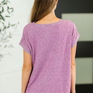 Zenana Heathered Harmony Basic Tee in Light Plum-Womens-Ave Shops-[option4]-[option5]-[option6]-[option7]-[option8]-Shop-Boutique-Clothing-for-Women-Online