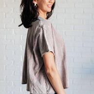 Here for the Vibes Mineral Wash Spliced Tee-Tops-Ave Shops-[option4]-[option5]-[option6]-[option7]-[option8]-Shop-Boutique-Clothing-for-Women-Online