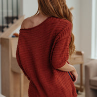 High Tide Oversize Top in Rust-Tops-Ave Shops-[option4]-[option5]-[option6]-[option7]-[option8]-Shop-Boutique-Clothing-for-Women-Online