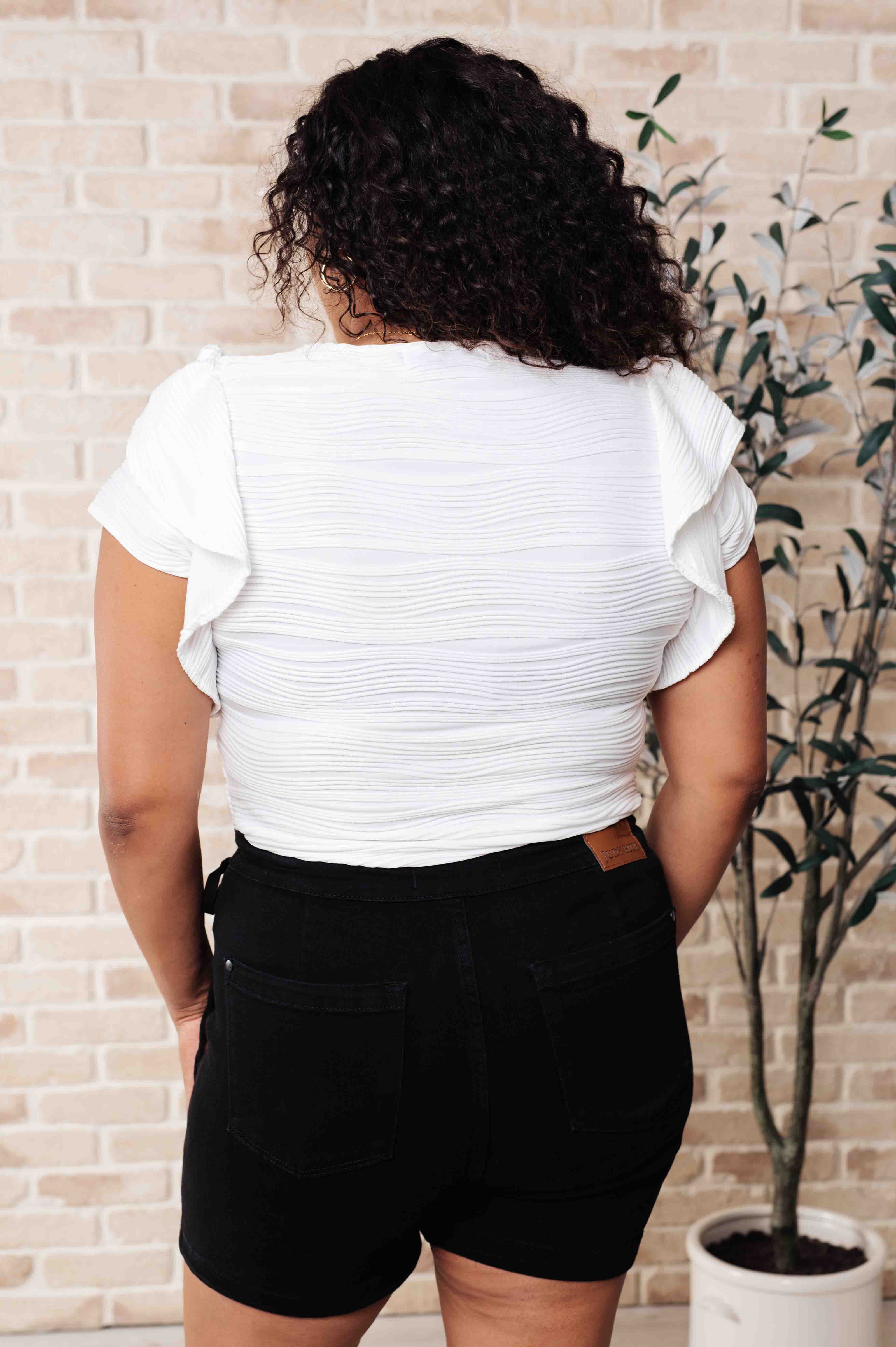 Highest Praise Ruffle Sleeve Blouse-Tops-Ave Shops-[option4]-[option5]-[option6]-[option7]-[option8]-Shop-Boutique-Clothing-for-Women-Online