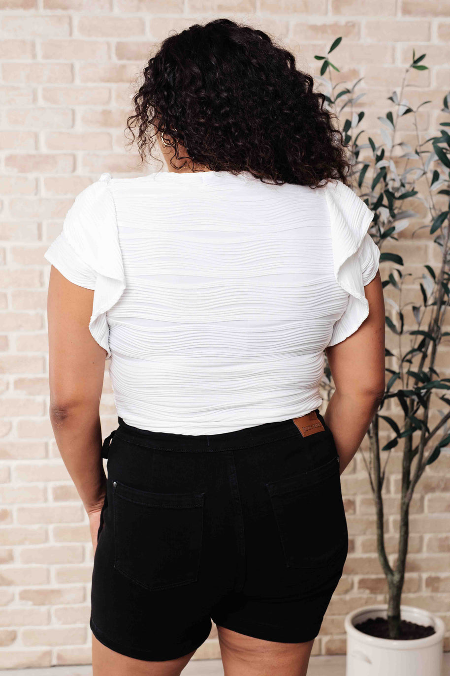 Highest Praise Ruffle Sleeve Blouse-Tops-Ave Shops-[option4]-[option5]-[option6]-[option7]-[option8]-Shop-Boutique-Clothing-for-Women-Online