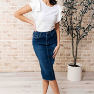 Highest Praise Ruffle Sleeve Blouse-Tops-Ave Shops-[option4]-[option5]-[option6]-[option7]-[option8]-Shop-Boutique-Clothing-for-Women-Online