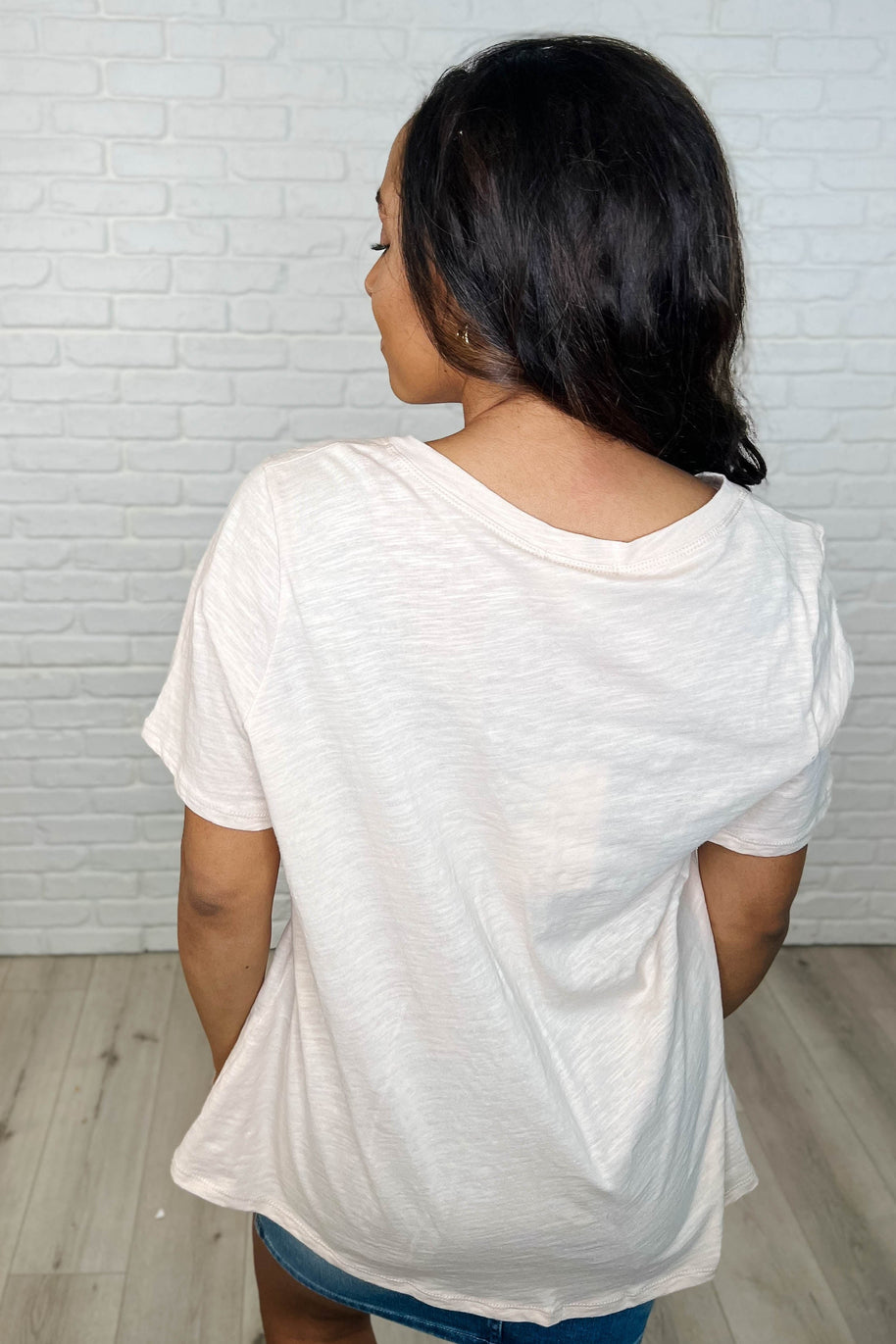 I Don't Have to Choose V-Neck Tee in Oatmeal-Womens-Ave Shops-[option4]-[option5]-[option6]-[option7]-[option8]-Shop-Boutique-Clothing-for-Women-Online