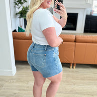 Judy Blue Elle High Rise Rhinestone Cutoff Shorts-Denim-Ave Shops-[option4]-[option5]-[option6]-[option7]-[option8]-Shop-Boutique-Clothing-for-Women-Online