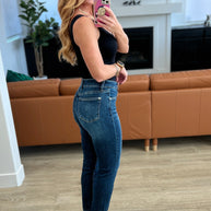Phillipa High Rise Release Hem Slim Jeans-Denim-Ave Shops-[option4]-[option5]-[option6]-[option7]-[option8]-Shop-Boutique-Clothing-for-Women-Online