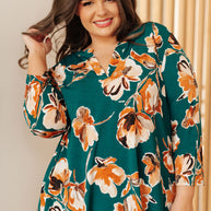 I Think Different Top in Teal Floral-Tops-Ave Shops-[option4]-[option5]-[option6]-[option7]-[option8]-Shop-Boutique-Clothing-for-Women-Online