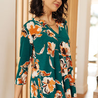 I Think Different Top in Teal Floral-Tops-Ave Shops-[option4]-[option5]-[option6]-[option7]-[option8]-Shop-Boutique-Clothing-for-Women-Online
