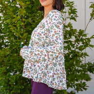 I Think I Can V-Neck Floral Top-Tops-Ave Shops-[option4]-[option5]-[option6]-[option7]-[option8]-Shop-Boutique-Clothing-for-Women-Online