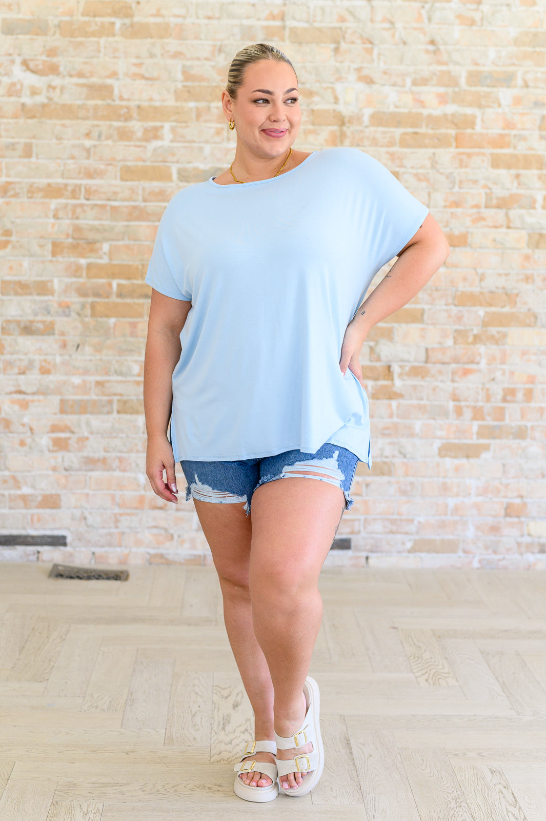 I'll Fly Away Round Neck Relaxed Top-Tops-Ave Shops-[option4]-[option5]-[option6]-[option7]-[option8]-Shop-Boutique-Clothing-for-Women-Online
