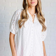 I'll Let You Know Eyelet Lace Blouse-Blouses-Ave Shops-[option4]-[option5]-[option6]-[option7]-[option8]-Shop-Boutique-Clothing-for-Women-Online
