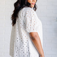I'll Let You Know Eyelet Lace Blouse-Blouses-Ave Shops-[option4]-[option5]-[option6]-[option7]-[option8]-Shop-Boutique-Clothing-for-Women-Online