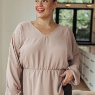 Imagine It All V-Neck Peplum Top-Tops-Ave Shops-[option4]-[option5]-[option6]-[option7]-[option8]-Shop-Boutique-Clothing-for-Women-Online