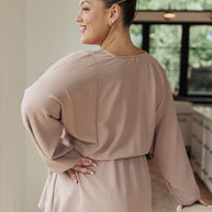 Imagine It All V-Neck Peplum Top-Tops-Ave Shops-[option4]-[option5]-[option6]-[option7]-[option8]-Shop-Boutique-Clothing-for-Women-Online