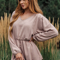 Imagine It All V-Neck Peplum Top-Tops-Ave Shops-[option4]-[option5]-[option6]-[option7]-[option8]-Shop-Boutique-Clothing-for-Women-Online