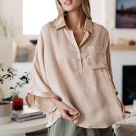 In Your Thoughts Oversized Dolman Sleeve Top in Champagne-Tops-Ave Shops-[option4]-[option5]-[option6]-[option7]-[option8]-Shop-Boutique-Clothing-for-Women-Online