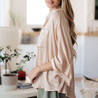 In Your Thoughts Oversized Dolman Sleeve Top in Champagne-Tops-Ave Shops-[option4]-[option5]-[option6]-[option7]-[option8]-Shop-Boutique-Clothing-for-Women-Online