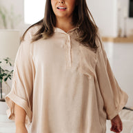 In Your Thoughts Oversized Dolman Sleeve Top in Champagne-Tops-Ave Shops-[option4]-[option5]-[option6]-[option7]-[option8]-Shop-Boutique-Clothing-for-Women-Online