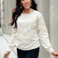 Into The Fringe Top in Beige-Womens-Ave Shops-[option4]-[option5]-[option6]-[option7]-[option8]-Shop-Boutique-Clothing-for-Women-Online