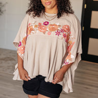 Isabel Embroidered Tunic in Mocha-Tops-Ave Shops-[option4]-[option5]-[option6]-[option7]-[option8]-Shop-Boutique-Clothing-for-Women-Online