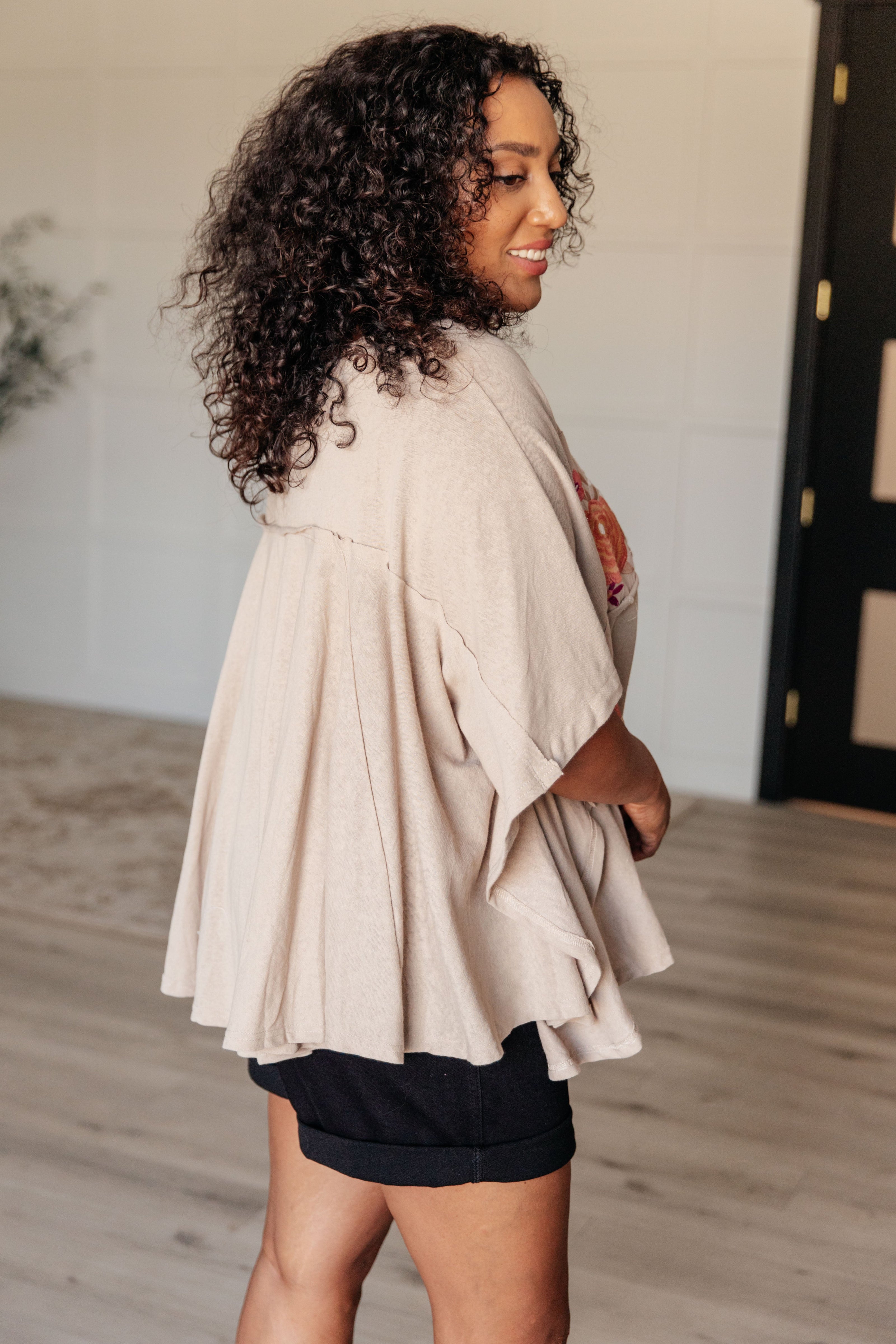 Isabel Embroidered Tunic in Mocha-Tops-Ave Shops-[option4]-[option5]-[option6]-[option7]-[option8]-Shop-Boutique-Clothing-for-Women-Online