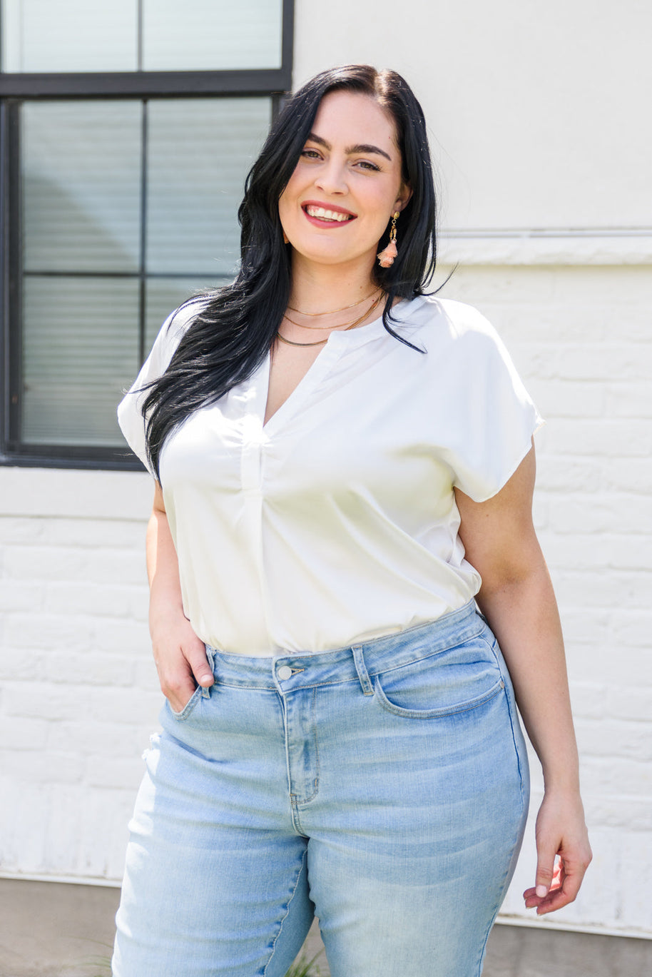 Isn't It Ironic Top In White-Womens-Ave Shops-[option4]-[option5]-[option6]-[option7]-[option8]-Shop-Boutique-Clothing-for-Women-Online
