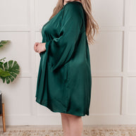 Isn't It Lovely Poly Satin Butterfly Sleeve Dress-Dresses-Ave Shops-[option4]-[option5]-[option6]-[option7]-[option8]-Shop-Boutique-Clothing-for-Women-Online