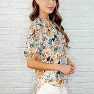 It's Intuitive Floral Blouse-Blouses-Ave Shops-[option4]-[option5]-[option6]-[option7]-[option8]-Shop-Boutique-Clothing-for-Women-Online