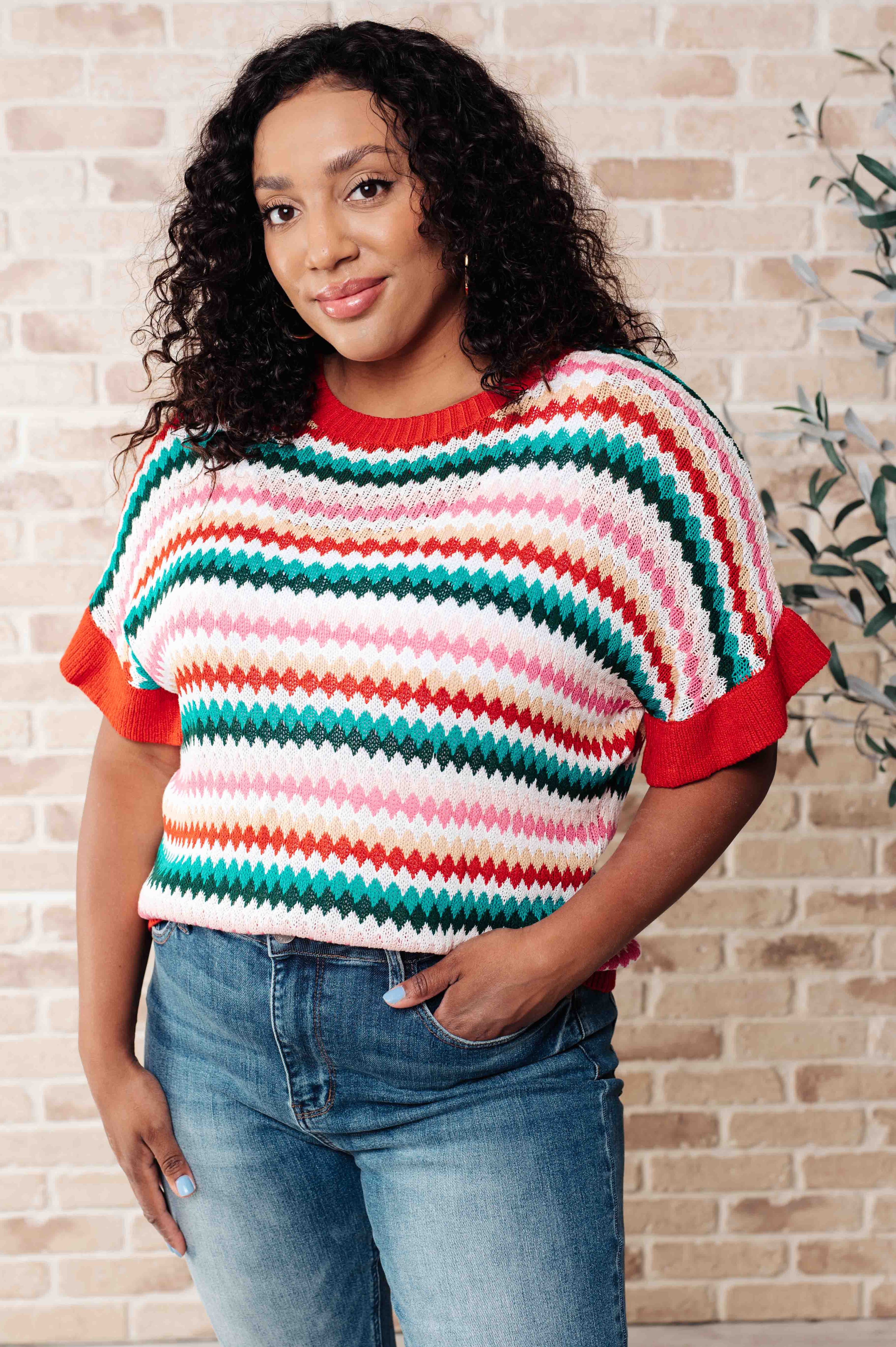 It's a Go Striped Knit Top-Tops-Ave Shops-[option4]-[option5]-[option6]-[option7]-[option8]-Shop-Boutique-Clothing-for-Women-Online