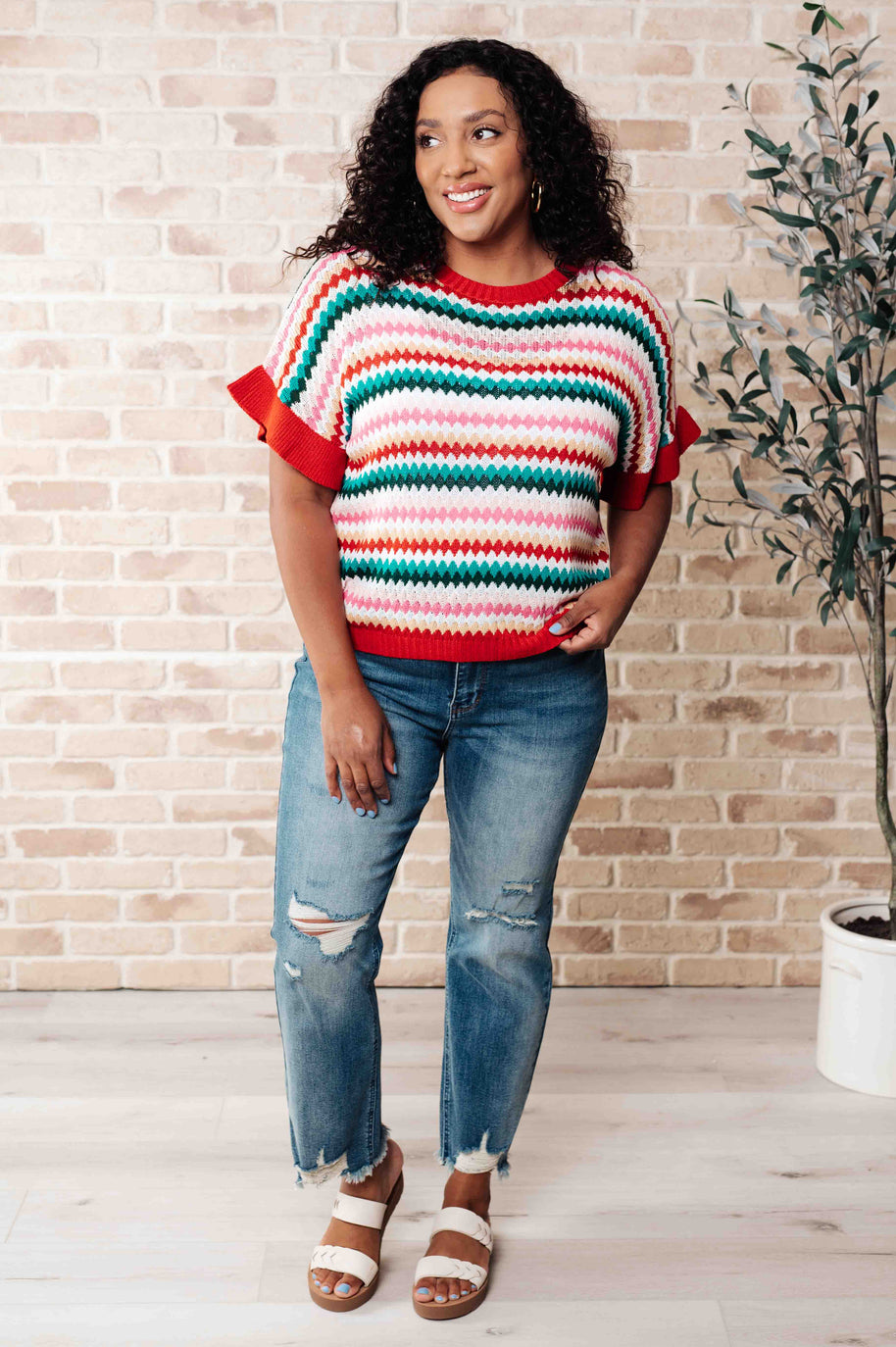 It's a Go Striped Knit Top-Tops-Ave Shops-[option4]-[option5]-[option6]-[option7]-[option8]-Shop-Boutique-Clothing-for-Women-Online