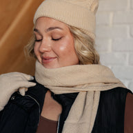 Jane Frost Beanie, Glove, and Scarf Set in Beige-Accessories-Ave Shops-[option4]-[option5]-[option6]-[option7]-[option8]-Shop-Boutique-Clothing-for-Women-Online