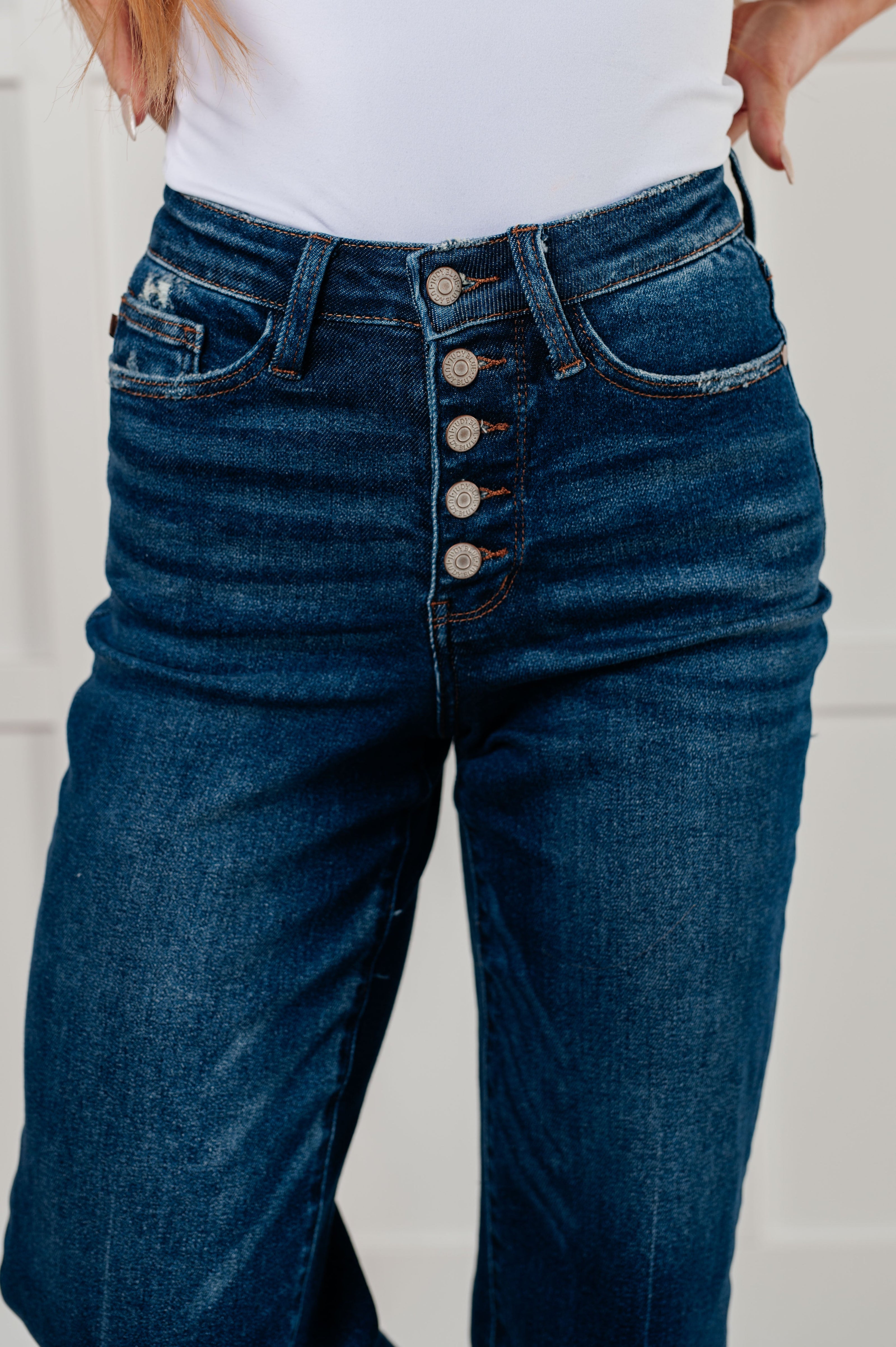 Judy Blue Janice High Rise Button Fly Wide Leg Crop Jeans-Womens-Ave Shops-[option4]-[option5]-[option6]-[option7]-[option8]-Shop-Boutique-Clothing-for-Women-Online