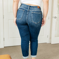 Judy Blue London Midrise Cuffed Boyfriend Jeans-Womens-Ave Shops-[option4]-[option5]-[option6]-[option7]-[option8]-Shop-Boutique-Clothing-for-Women-Online
