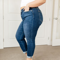 Judy Blue London Midrise Cuffed Boyfriend Jeans-Womens-Ave Shops-[option4]-[option5]-[option6]-[option7]-[option8]-Shop-Boutique-Clothing-for-Women-Online