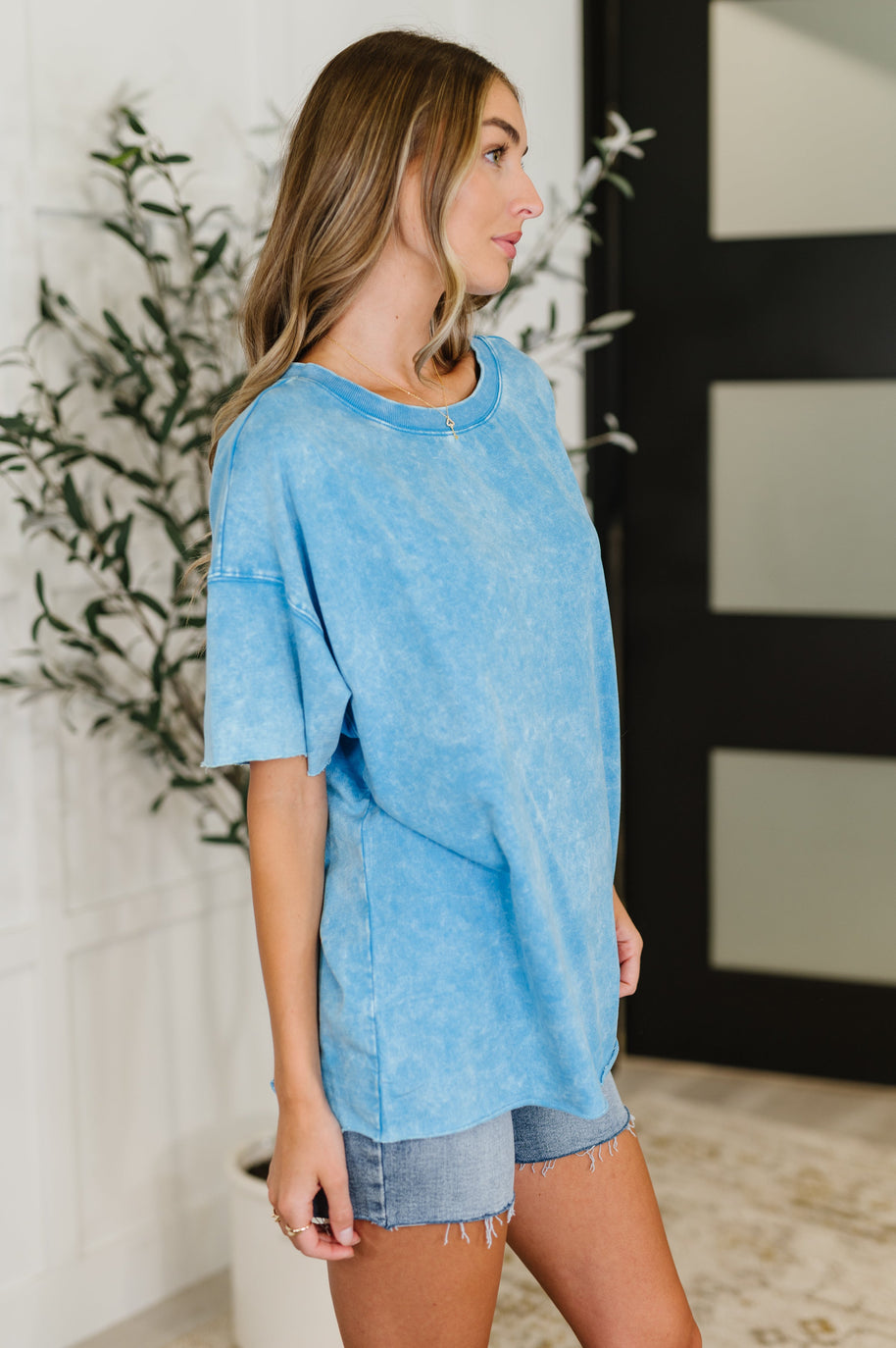 Zenana Just My Type Mineral Wash Relaxed Top in Deep Sky-Womens-Ave Shops-[option4]-[option5]-[option6]-[option7]-[option8]-Shop-Boutique-Clothing-for-Women-Online