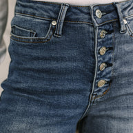Karla High Waist Column Straight Button-Fly & Back Welt Pkts-Womens-Ave Shops-[option4]-[option5]-[option6]-[option7]-[option8]-Shop-Boutique-Clothing-for-Women-Online