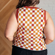 Keeping Score Checkered Tank-Tops-Ave Shops-[option4]-[option5]-[option6]-[option7]-[option8]-Shop-Boutique-Clothing-for-Women-Online