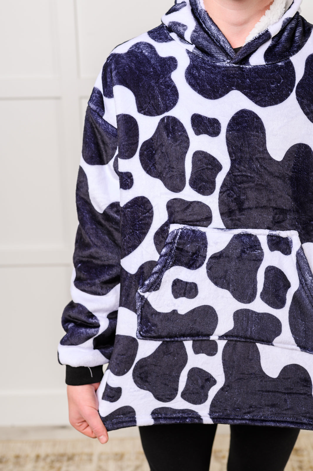 Kids Oversized Hoodie Blanket in Cow-Layers-Ave Shops-[option4]-[option5]-[option6]-[option7]-[option8]-Shop-Boutique-Clothing-for-Women-Online