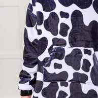 Kids Oversized Hoodie Blanket in Cow-Layers-Ave Shops-[option4]-[option5]-[option6]-[option7]-[option8]-Shop-Boutique-Clothing-for-Women-Online