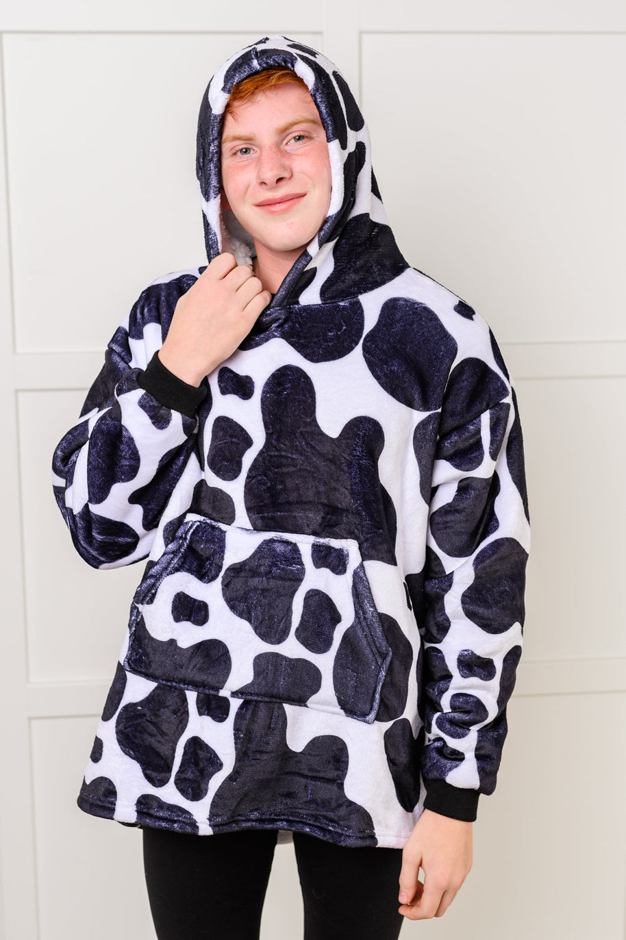 Kids Oversized Hoodie Blanket in Cow-Layers-Ave Shops-[option4]-[option5]-[option6]-[option7]-[option8]-Shop-Boutique-Clothing-for-Women-Online