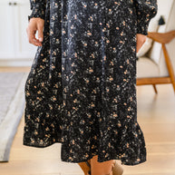 Larissa Long Sleeve Ruffle Hem Dress-Womens-Ave Shops-[option4]-[option5]-[option6]-[option7]-[option8]-Shop-Boutique-Clothing-for-Women-Online