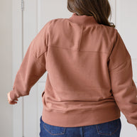 Make No Mistake Mock Neck Pullover in Cocoa-Tops-Ave Shops-[option4]-[option5]-[option6]-[option7]-[option8]-Shop-Boutique-Clothing-for-Women-Online