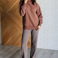 Set Process Mineral Wash Waffle Knit Pants in Brown-Athleisure-Ave Shops-[option4]-[option5]-[option6]-[option7]-[option8]-Shop-Boutique-Clothing-for-Women-Online