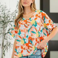 Lei Me Down V-Neck Top-Womens-Ave Shops-[option4]-[option5]-[option6]-[option7]-[option8]-Shop-Boutique-Clothing-for-Women-Online