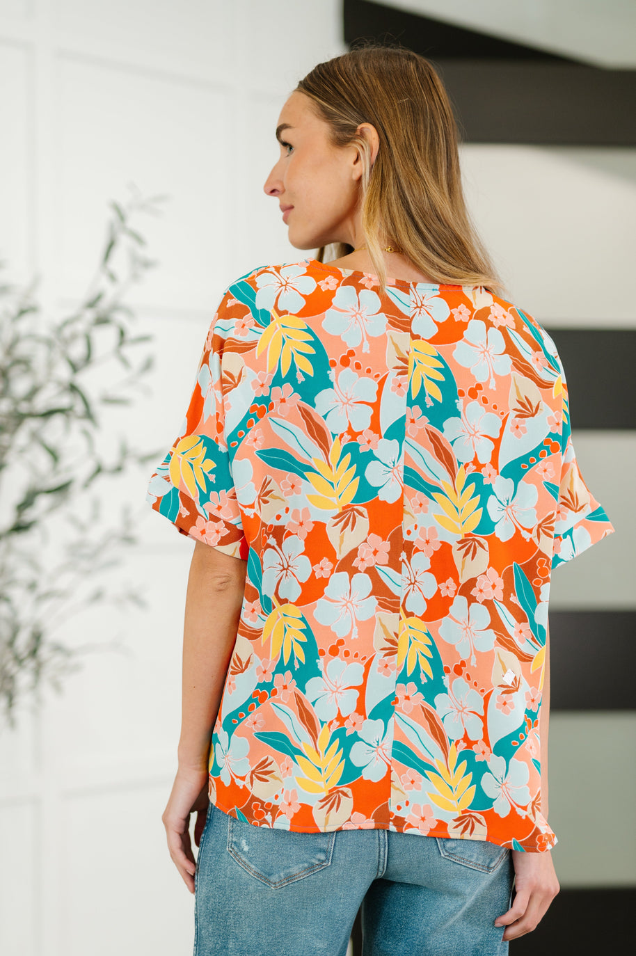 Lei Me Down V-Neck Top-Womens-Ave Shops-[option4]-[option5]-[option6]-[option7]-[option8]-Shop-Boutique-Clothing-for-Women-Online